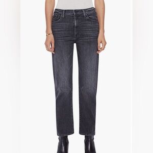 MOTHER Slim Black Washed Women's Jeans